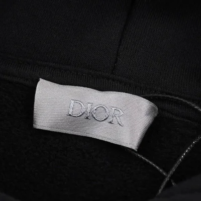 Худи Christian Dior Pocket Elastic Band At Bottom "Black" фото № 4