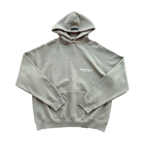 Худи Fear Of God Logo Patch On The Hood "Gray"