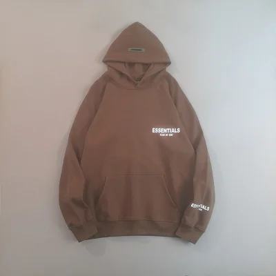 Худи Fear Of God Reflective Text "Brown" фото № 6