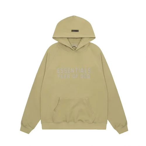 Худи Fear Of God Having Text Logo "Beige/Yellow"