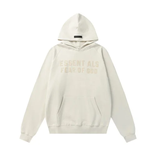 Худи Fear Of God Text Logo In The Center "White"