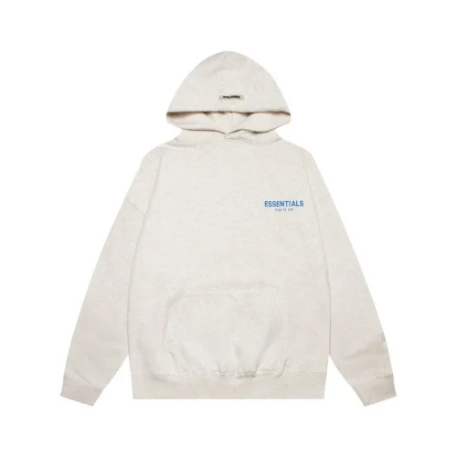 Худи Fear Of God With An Inscription On The Back And A Logo "White"