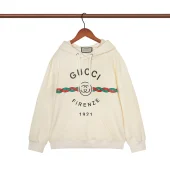 Худи Gucci Large Inscription Above The Brand Logo "Cream"