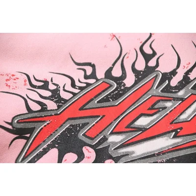 Худи Hellstar X Four Caccus With Logo "Pink" фото № 5