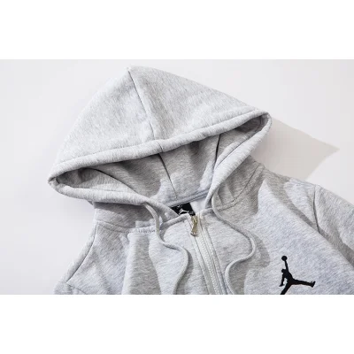 Худи Jordan Basketball Players Logo ZIP "Gray" фото № 2