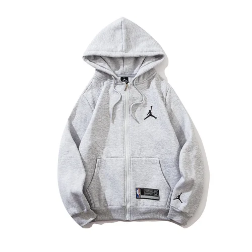 Худи Jordan Basketball Players Logo ZIP "Gray"