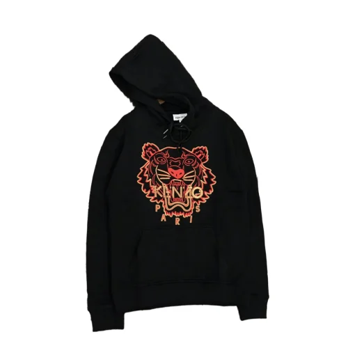 Худи Kenzo With A Bright Brand Logo "Black"