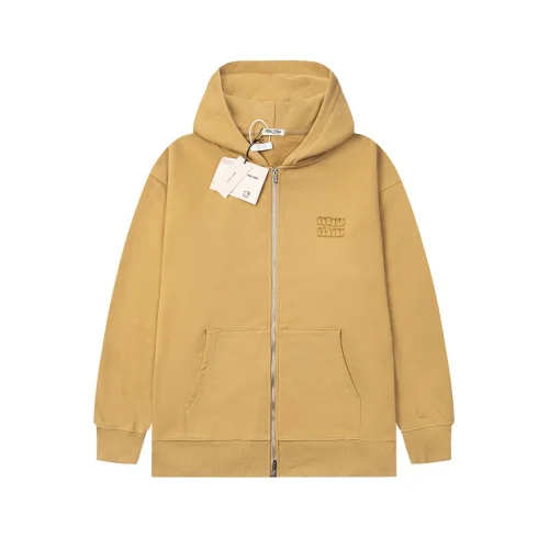 Худи Miu Miu Dark Brown Frontside Logo Miu Miu "Brown"