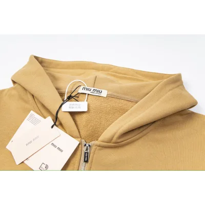 Худи Miu Miu Dark Brown Frontside Logo Miu Miu "Brown" фото № 2