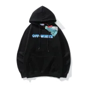 Худи Off White With Logo And Brand Name "Black"