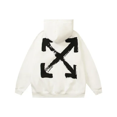 Худи Off White Spray Painting Diagonal Arrows "White" фото № 2 Худи Off White Spray Painting Diagonal Arrows "White" фото № 2