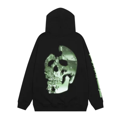 Худи Revenge Back Skull "Black" фото № 2