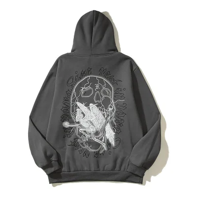 Худи Revenge X Four Caccus Death Eater "Gray" фото № 2