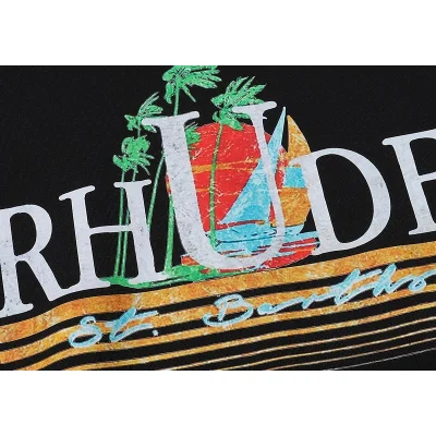 Худи Rhude Tropics "Black" фото № 3