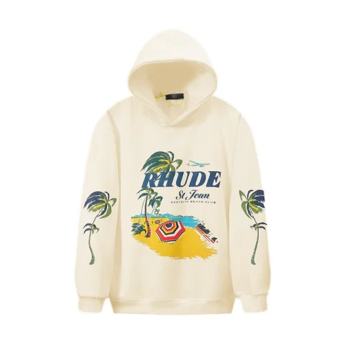Худи Rhude With Beach Print "Cream"