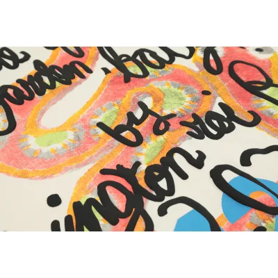 Худи Rrr123 With An Unusual Print "Beige" фото № 4