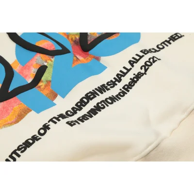 Худи Rrr123 With An Unusual Print "Beige" фото № 5