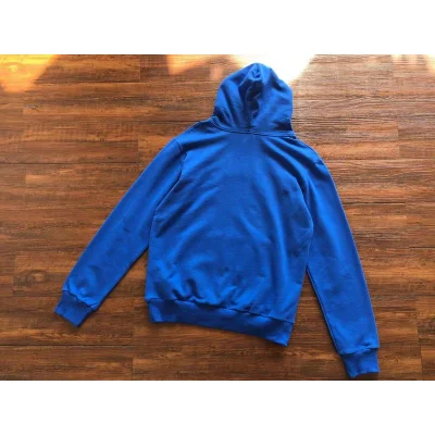 Худи Sp5der Wide Front Pocket And Spider Web "Blue" фото № 2