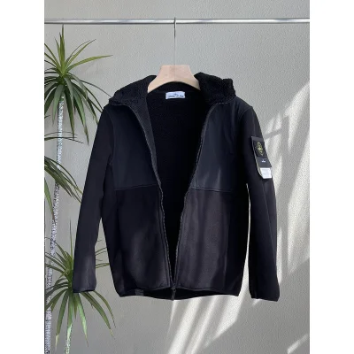 Худи Stone Island Warm On The Lock "Black" фото № 3