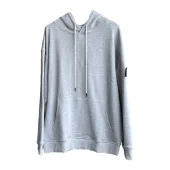 Худи Stone Island With A Patch "Gray/White"