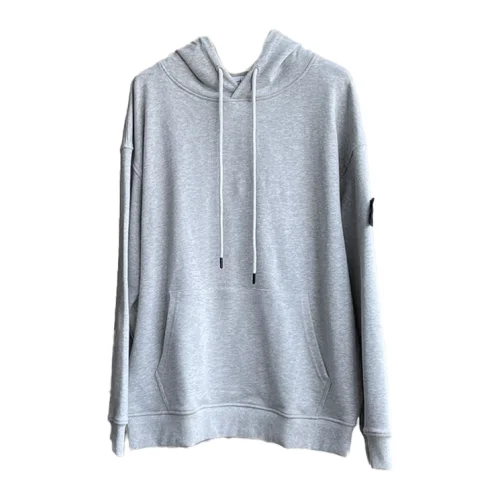 Худи Stone Island With A Patch "Gray/White"