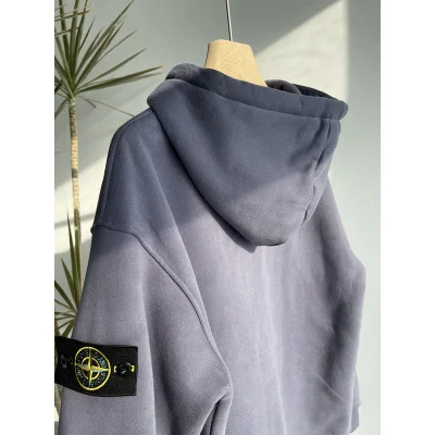 Худи Stone Island With An Introductory Patch "Gray/Blue" фото № 6
