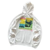 Худи Stussy Colorful Scenery Print "White/Yellow"