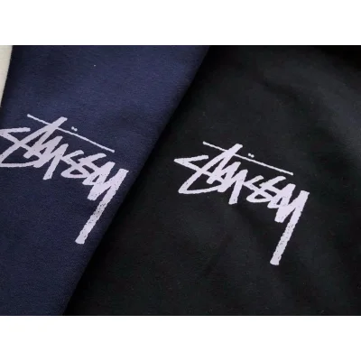 Футболка Stussy Wolf In Suit With Playing Cards "Blue" фото № 3