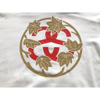 Худи Stussy Circle With Logo Letter And Leaves "White" фото № 3