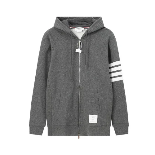 Худи Thom Browne With Stripes ZIP "Gray"