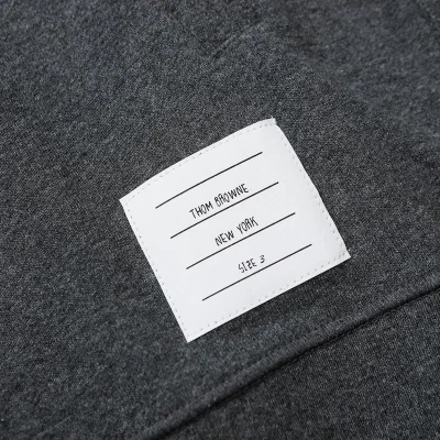 Худи Thom Browne With Stripes ZIP "Gray" фото № 3
