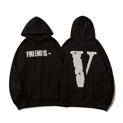 Худи Vlone Reflective Logo And Lettering "Black" фото № 4 Худи Vlone Reflective Logo And Lettering "Black" фото № 4