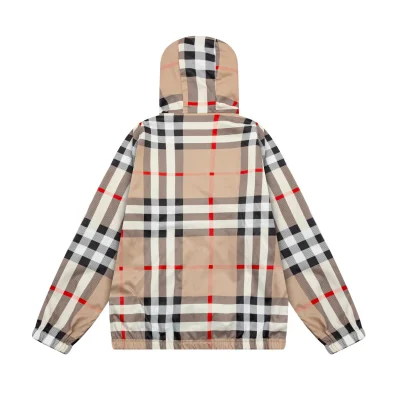 Ветровка Burberry Wide Rectangular Stripes "Brown" фото № 2