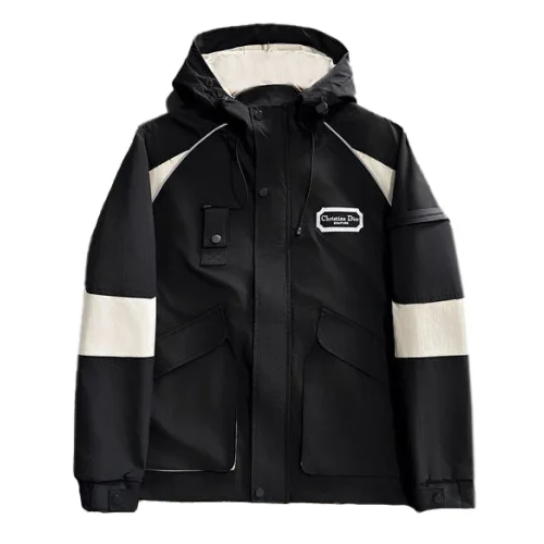 Куртка Christian Dior Frontside Logo Rectangle White Outline "Black"