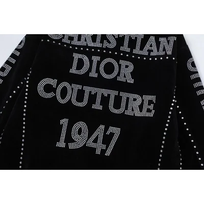 Куртка-бомбер Christian Dior Couture 1947 "Black" фото № 9