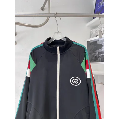 Олимпийка Gucci Small Round Logo "Black/Blue" фото № 3