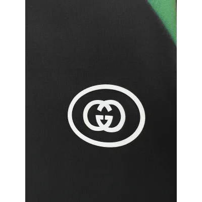 Олимпийка Gucci Small Round Logo "Black/Blue" фото № 5