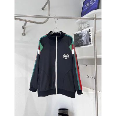 Олимпийка Gucci Small Round Logo "Black/Blue" фото № 7