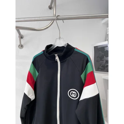 Олимпийка Gucci Small Round Logo "Black/Blue" фото № 9