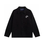 Олимпийка Louis Vuitton With White Logo — On Rivets "Black"