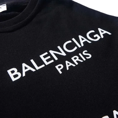 Свитшот Balenciaga Brand Label "Black" фото № 2