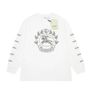 Лонгслив Burberry Text Logo On The Sleeves "White"
