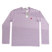 Лонгслив Comme des Garçons Red Logo Colors "Violet"
