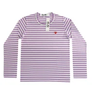 Лонгслив Comme des Garçons Red Logo Colors "Violet"