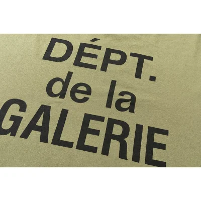 Лонгслив Gallery Dept Black Text Logo "Khaki" фото № 5