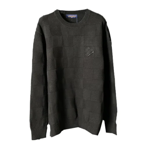 Лонгслив Louis Vuitton Chess Style "Black"