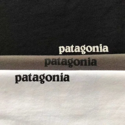 Лонгслив Patagonia Mountain Landscape Inside Rectangle "White" фото № 3