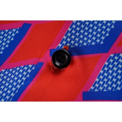 Рубашка Louis Vuitton Rombs And Animal Print "Red" фото № 3 Рубашка Louis Vuitton Rombs And Animal Print "Red" фото № 3