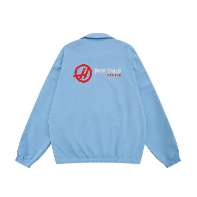 Худи Palm Angels Stripe On Sides Stars Zip "Blue" фото № 2