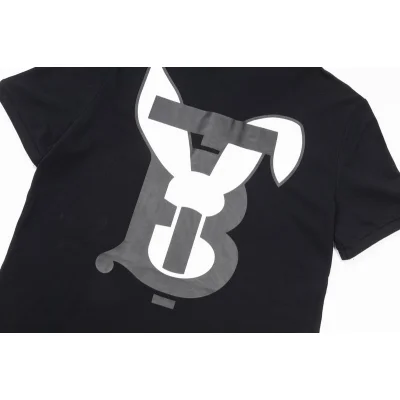 Поло Burberry The Hare In The Letter Logo "Black" фото № 2